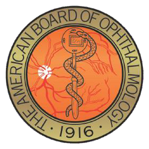 American Board of Ophthalmology (ABO) Logo.