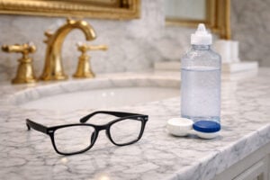 You can treat your farsightedness with perscription lenses in your glasses and contacts at M&M Eye Institute.